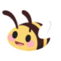 Bee Sticker - Ultra-Rare from Standard Sticker Pack